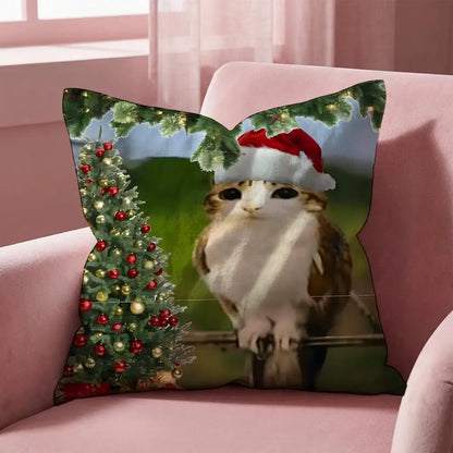 Popular Emoticons Animals Cushion Cover Multi-Scene Pillow Cover for Home & Car - Reversible, Soft & Durable for Daily Use