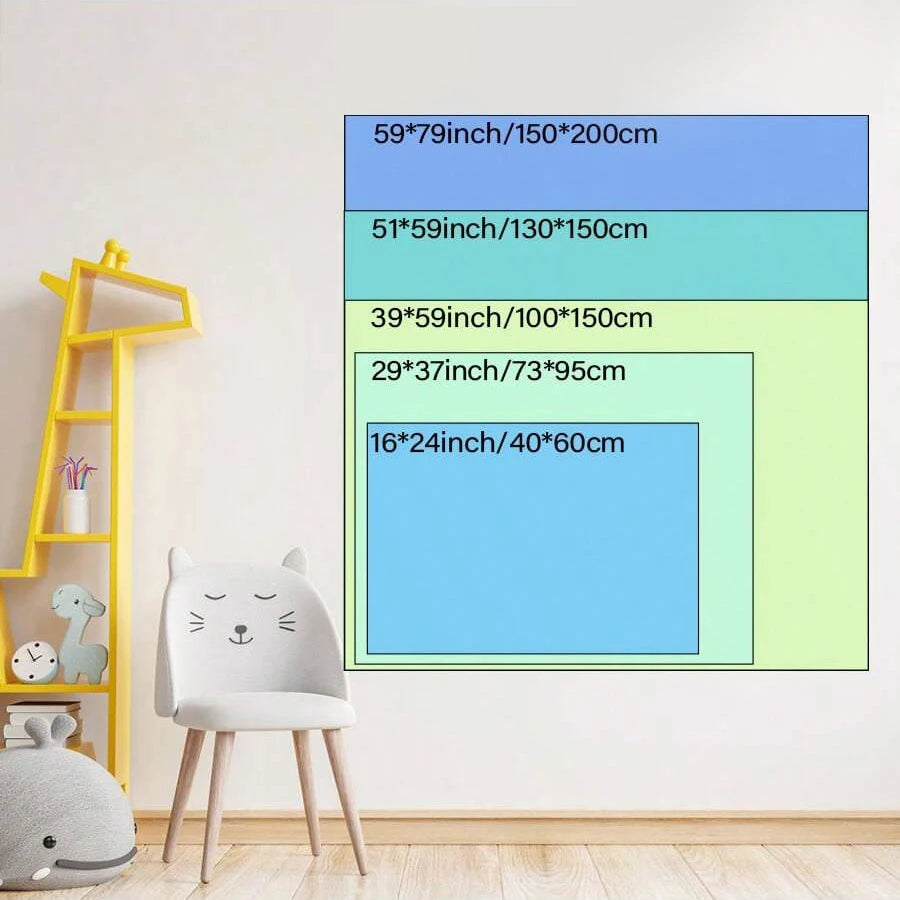 Pink Heart Tapestry Girly Living Room, Bedroom, Live Broadcast Room Decoration, Soft Wall Background Fabric